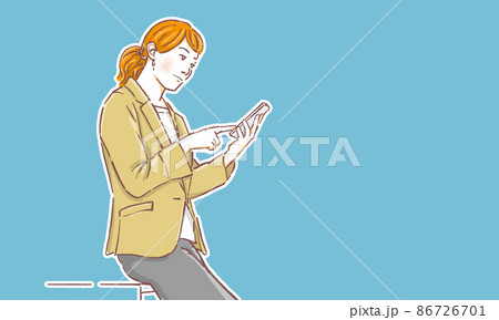 人物のドローイング 86726701