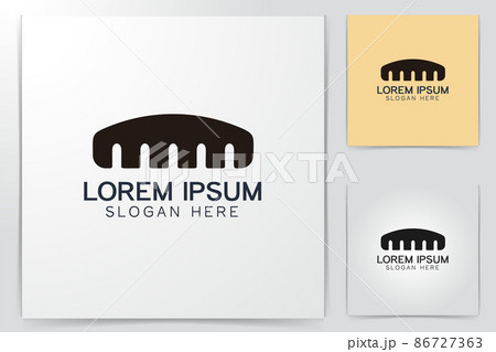 comb logo Ideas. Inspiration logo design. Template Vector Illustration. Isolated On White Background comb logo Ideas. Inspiration logo design. Template Vector Illustration. Isolated On White Background 86727363