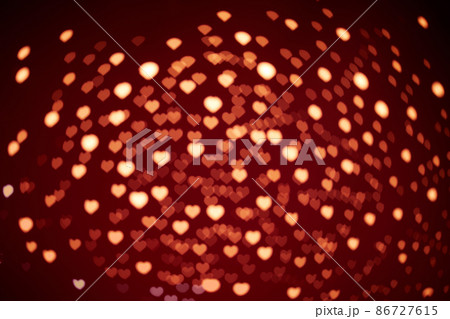 Shiny heart bokhe background for Valentine's day. 86727615