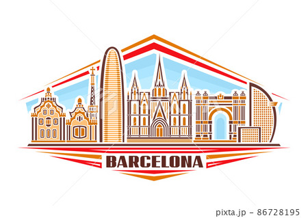 Vector illustration of Barcelona Vector illustration of Barcelona 86728195