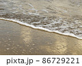 Sand of Beach and Soft Wave background, Copyspace 86729221