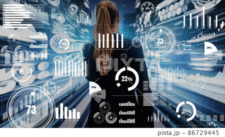 Big Data Technology for Business Finance conceptual . 86729445