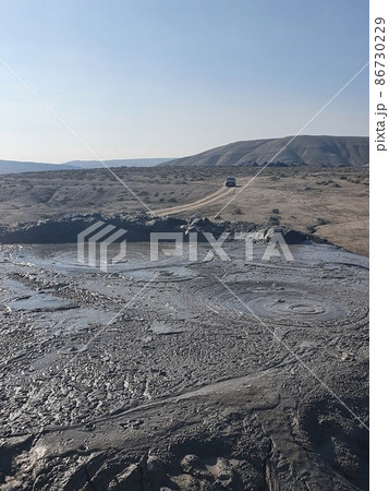 ゴブスタン国立保護区の泥火山 86730229