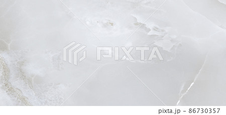 White marble texture background pattern top view. Tiles natural stone floor with high resolution. Luxury abstract patterns. Marbling design for banner, wallpaper, packaging design template. 86730357
