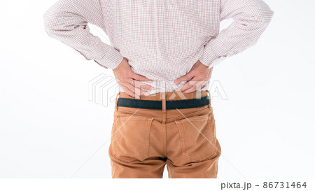 腰痛　シニア男性　パーツ 86731464