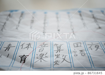 小学校 テストがんばろう 86731645