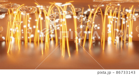 360 full spherical panorama of orange futuristic laser beam technology design hall 3d render illustration hdr hdri vr virtual reality environment map 360 full spherical panorama of orange futuristic laser beam technology design hall 3d render illustration hdr hdri vr virtual reality environment map 86733143