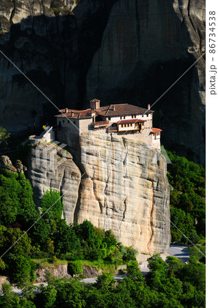 Monastery of Rousanou in Meteora in Greece Monastery of Rousanou in Meteora in Greece 86734538