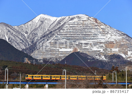 藤原岳と三岐鉄道三岐線 藤原岳と三岐鉄道三岐線 86735417