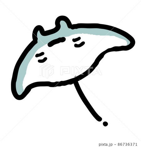 マンタのイラスト マンタのイラスト 86736371