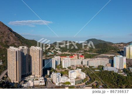 Shun Lee district at kwun tong, Hong Kong 30 Jan 2022 86736637