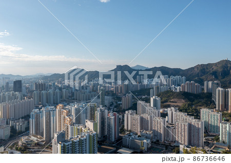 the residential area at Kowloon, hong kong 30 Jan 2022 the residential area at Kowloon, hong kong 30 Jan 2022 86736646