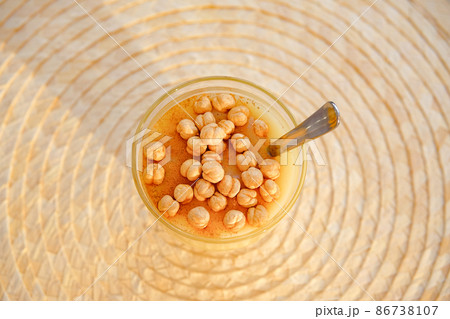 Boza or bosa, traditional fermented Turkish beverage 86738107