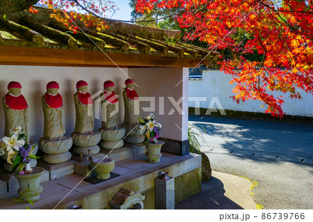 静岡県伊豆市修善寺　修禅寺の紅葉 86739766