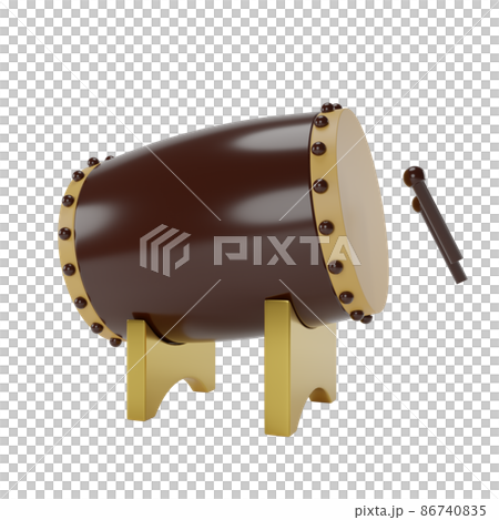 3D render islam Drum for Decoration., PNG File 3D render islam Drum for Decoration., PNG File 86740835