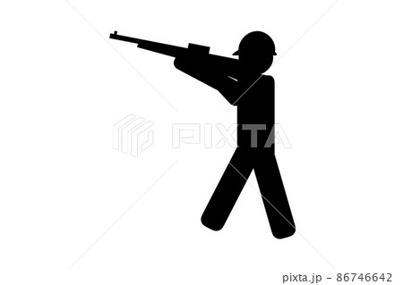戦争反対と歩兵 86746642