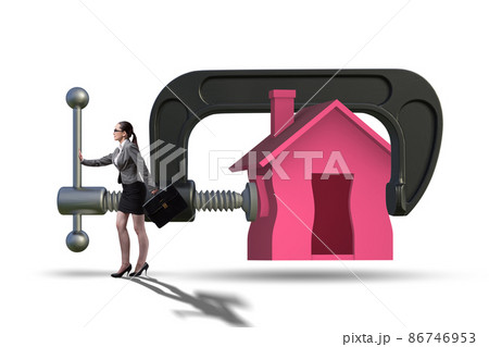 Businesswoman unable to pay his mortgage 86746953