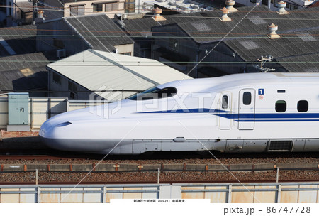 大阪市内を走るN700Sのぞみ 大阪市内を走るN700Sのぞみ 86747728