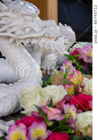神社_龍_花_2 神社_龍_花_2 86749712