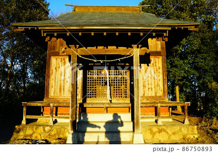 栃木県　岩舟町の富士山　山頂　浅間神社 86750893