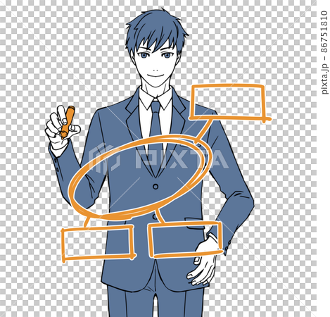 Young man in a suit_Explanation / Explanation Young man in a suit_Explanation / Explanation 86751810
