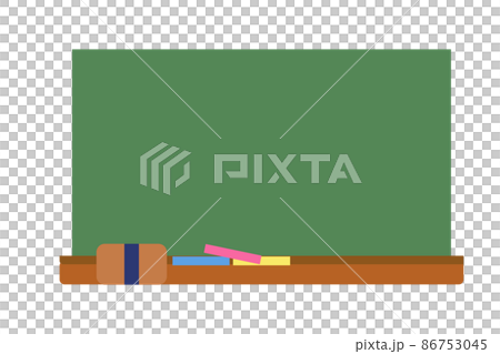 黒板 イラスト 背景透過 86753045
