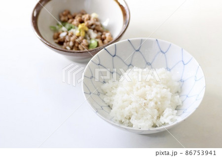 ご飯と納豆 86753941