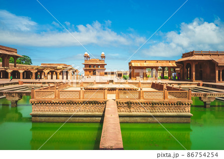 Fatehpur Sikri, capital of Mughal Empire, located in india 86754254