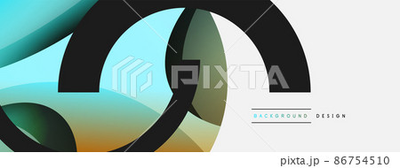 Original graphic wallpaper. Essential complex background. Movement concept composition vector illustration for wallpaper banner background or landing page 86754510