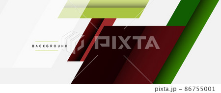 Vector background. Abstract overlapping color lines design with shadow effects. Illustration for wallpaper banner background or landing page Vector background. Abstract overlapping color lines design with shadow effects. Illustration for wallpaper banner background or landing page 86755001