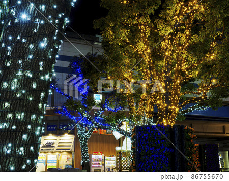 東京メトロ東西線行徳駅南口イルミネーション 東京メトロ東西線行徳駅南口イルミネーション 86755670