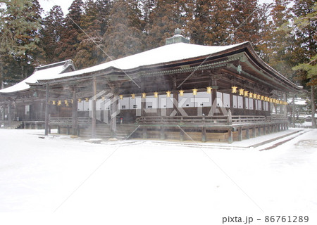 高野山　壇上伽藍　御影堂 86761289