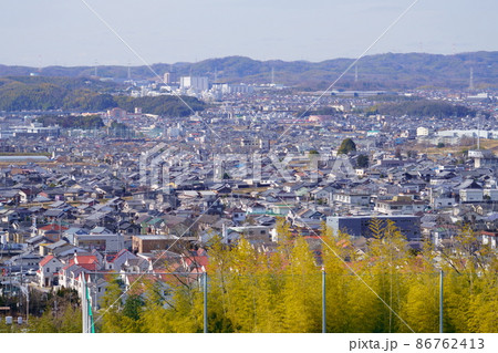 木津城址公園からけいはんなを望む 86762413