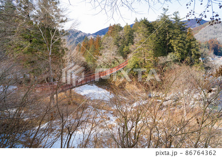 石舟橋（秋川渓谷） 86764362