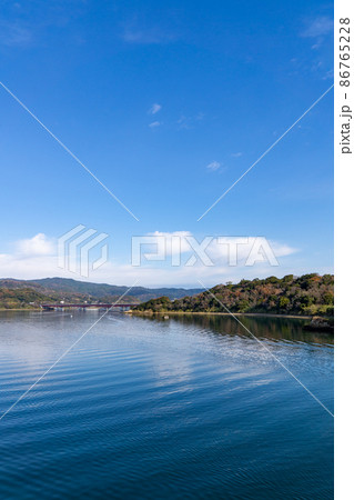 舘山寺から眺望　冬の浜名湖 86765228