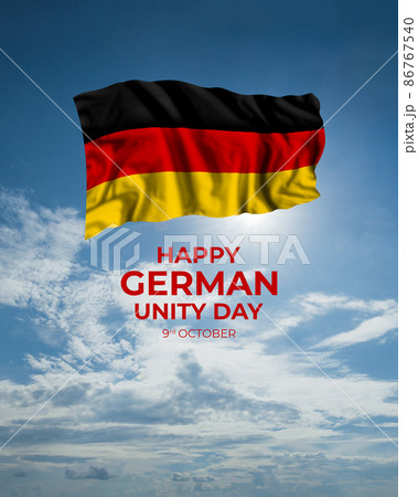 German Unity day background German Unity day background 86767540