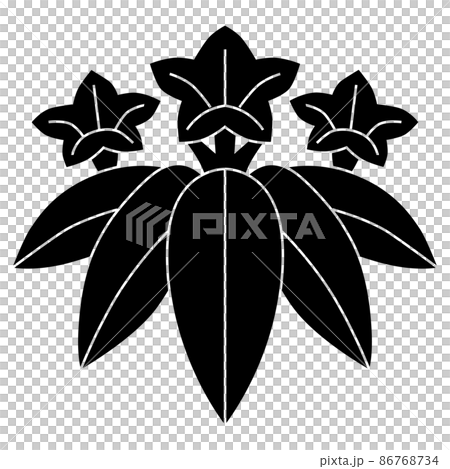 笹竜胆という家紋です。源頼朝、源義経、源頼家、源範頼、源頼政、源行家、木曽義仲、木曽義高、岩倉具視 86768734