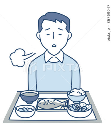 食欲がない男性 食欲がない男性 86769047