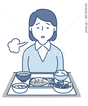食欲がない女性 食欲がない女性 86769049