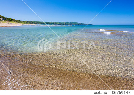 【新潟県】 佐渡島 限りなく透明な素浜海水浴場 【新潟県】 佐渡島 限りなく透明な素浜海水浴場 86769148
