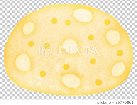 手書き風の和菓子　おはぎ　ぼたもち 86770861