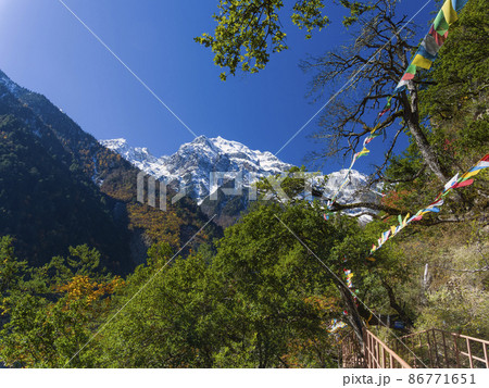中国雲南省 徳欽 梅里雪山 / Meili Snow Mountain, Deqin, China 86771651