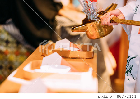 結婚式 挙式 和式 親族盃の儀 結婚式 挙式 和式 親族盃の儀 86772151