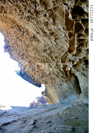 鬼ヶ城・海賊の住み家と云われる千畳敷、何かが居そうな上段の眺め・世界遺産・熊野・三重県熊野市(3) 鬼ヶ城・海賊の住み家と云われる千畳敷、何かが居そうな上段の眺め・世界遺産・熊野・三重県熊野市(3) 86772233