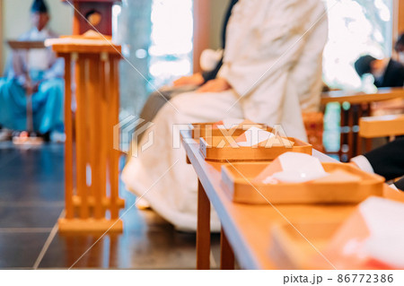 結婚式　挙式　和式　イメージ 86772386