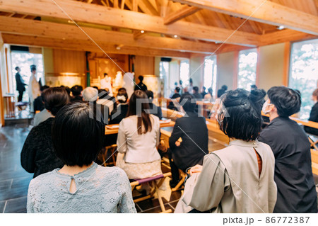 結婚式　挙式　和式　イメージ 86772387