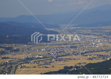 湯沢高原パノラマパーク：山頂／北側の眺め（新潟県湯沢町） 86772724