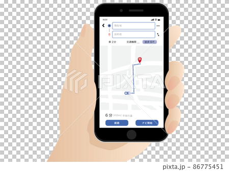 Smartphone map 86775451