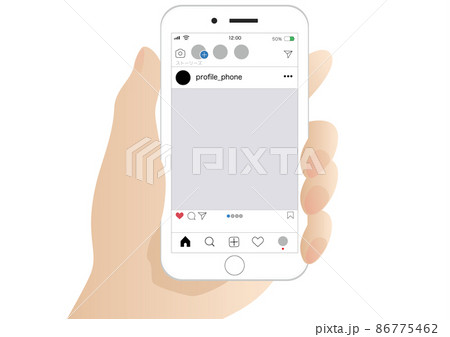 スマートフォン SNS 86775462