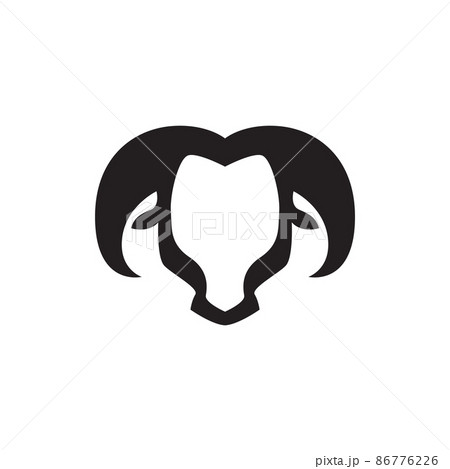 modern shape of head goat logo design, vector graphic symbol icon illustration creative idea modern shape of head goat logo design, vector graphic symbol icon illustration creative idea 86776226